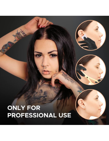 Kit de Piercing Corporal BodyJ4You 36PC - Acero Quirúrgico 14G 16G