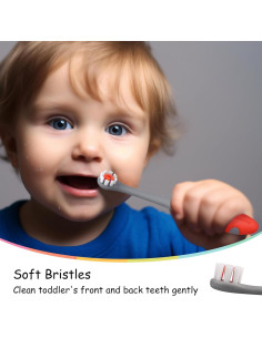 Cepillo de dientes Mombella Mariquita para niños 2-4 años 2