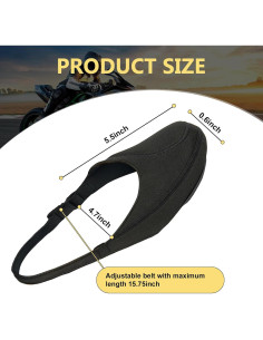 Cubierta de Zapato para Cambio de Motocicleta DYEKNEE Negra 2