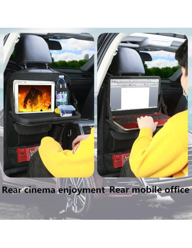 Organizador de Asiento de Auto Tumecos - 2 Paquetes, Negro