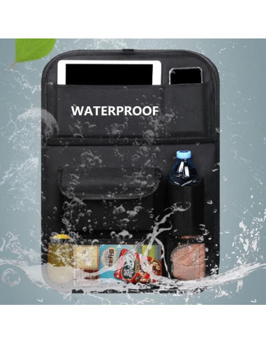 Organizador de Asiento de Auto Tumecos - 2 Paquetes, Negro