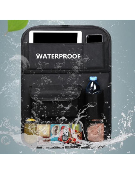 Organizador de Asiento de Auto Tumecos - 2 Paquetes, Negro