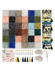 Kit de Fabricación de Pulseras Box-O-Beads - 6000 Piezas DIY