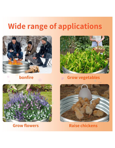 Anillo de Fuego YSEJOMP Redondo 91 cm Galvanizado Plata