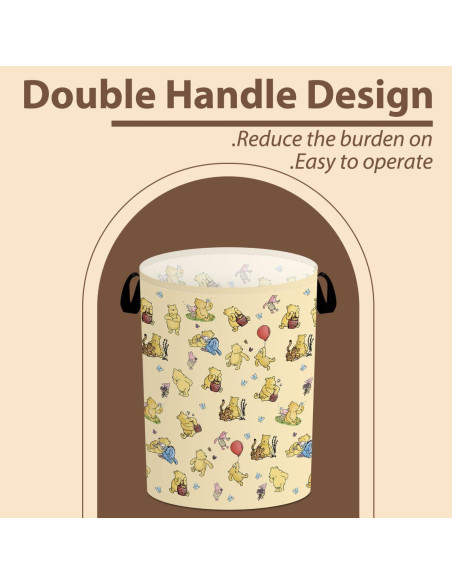 Cesta de Ropa Winnie Tillfuru 40x50cm Impermeable Amarillo