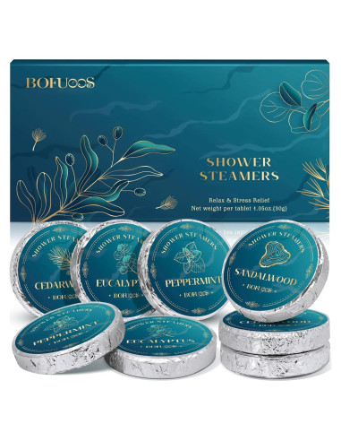 Baños de Vapor Aromaterapia Bofuoos - Regalo Hombre Azul