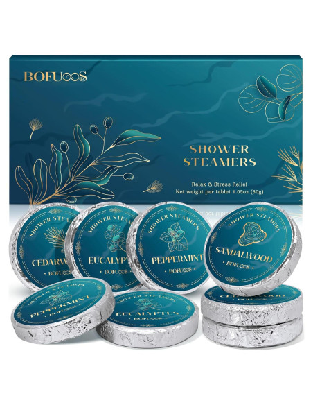 Baños de Vapor Aromaterapia Bofuoos - Regalo Hombre Azul