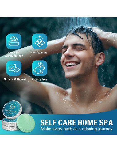 Baños de Vapor Aromaterapia Bofuoos - Regalo Hombre Azul