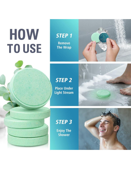 Baños de Vapor Aromaterapia Bofuoos - Regalo Hombre Azul