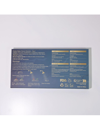 Baños de Vapor Aromaterapia Bofuoos - Regalo Hombre Azul