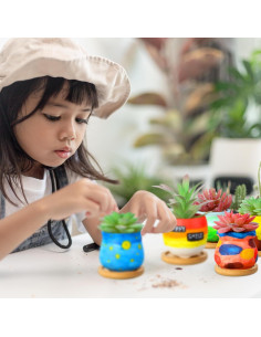 Remerry 12 Macetas Suculentas Cerámica 6 Estilos 6.35 cm 2