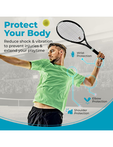 Amortiguador de Raqueta de Tenis TRESSIS Marrón y Blanco - Set de 2 Amortiguador de Raqueta de Tenis TRESSIS Marrón y Blanco - Set de 2