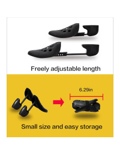 Hormas de Zapatos Ajustables Unisex - 2 Pares para Hombres y Mujeres 2