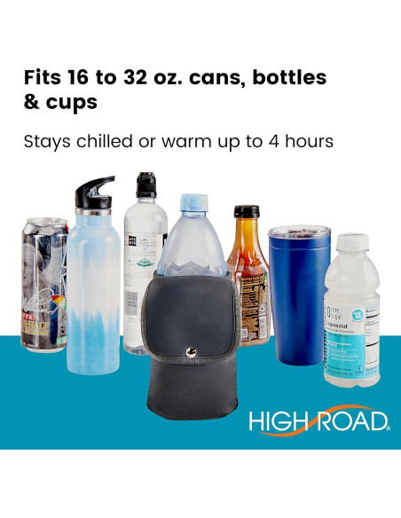 Soporte de Botella Neopreno High Road AquaPockets - Negro