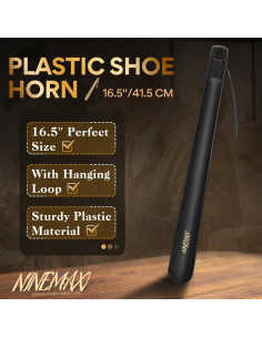 Cuchara de Plástico para Zapatos NINEMAX Mango Largo 41.91 cm 2