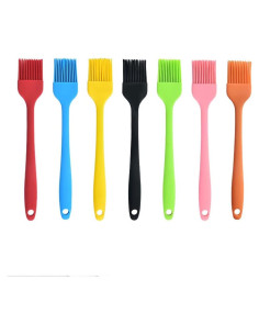 Brocha de Silicona JYYHSF para BBQ y Pastelería - 7 PCS Multicolor