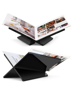 Soporte de Libros Acrílico UikJOY Grande Negro 32x24x14.5cm