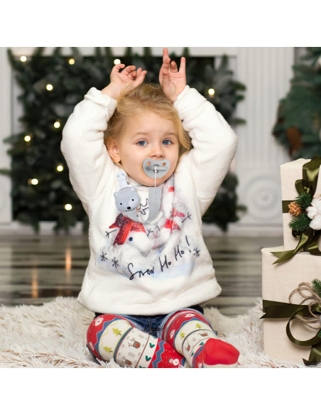 Clip de Chupete TYRY.HU para Niñas - 2 Paquetes Koala y Zorro