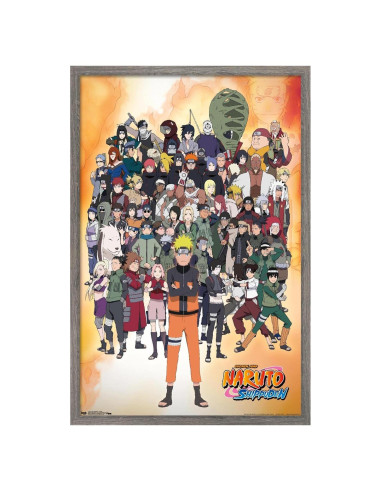 Póster de Pared Naruto Shippuden Trends International 56.8x37.4cm
