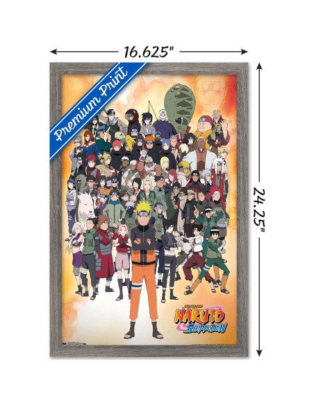 Póster de Pared Naruto Shippuden Trends International 56.8x37.4cm Póster de Pared Naruto Shippuden Trends International 56.8x37.4cm