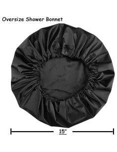 Gorro de Ducha Jumbo Heerf para Cabello Largo y Rizado 2