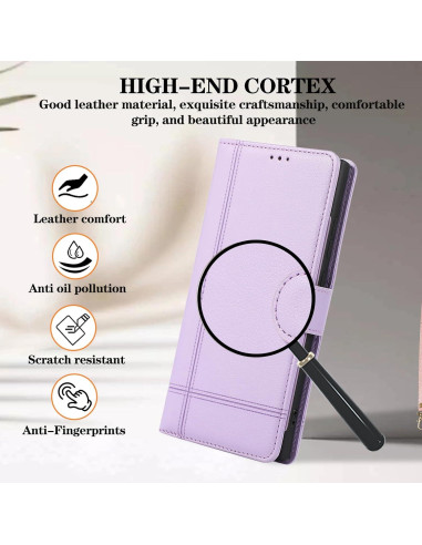 Funda Dswteny para Samsung Galaxy Note 10 Plus Púrpura