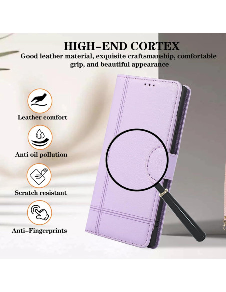 Funda Dswteny para Samsung Galaxy Note 10 Plus Púrpura