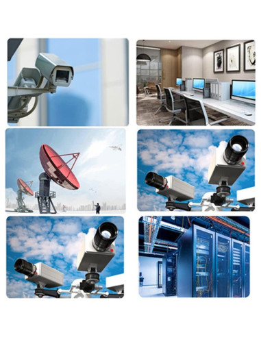 5 Conectores RJ45 Cat6 Montaje en Panel Impermeables ANMBEST