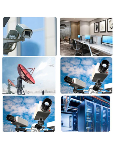 5 Conectores RJ45 Cat6 Montaje en Panel Impermeables ANMBEST