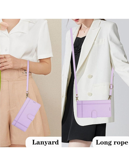 Funda Dswteny para Samsung Galaxy Note 10 Plus Púrpura