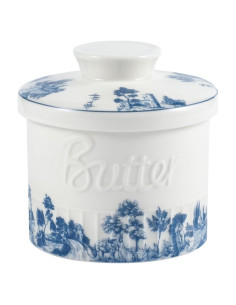 Tazón de Mantequilla Cerámica Denovin Azul Bosque 190g