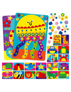 Kit de Manualidades con Stickers de Espuma SpriteGru 1660 Piezas