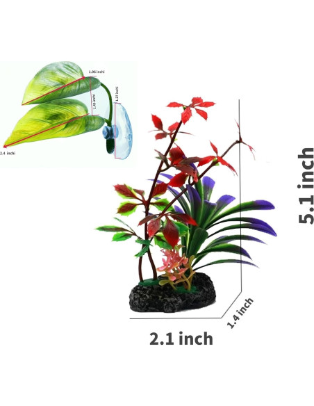 Alfombrilla Simulada para Peces Betta DODOAQUA - 2 Piezas