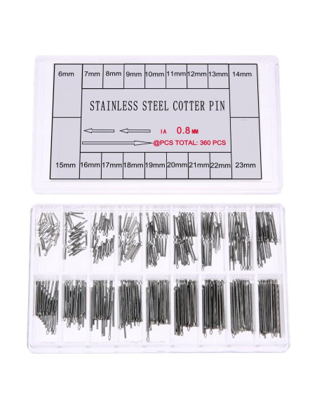 360 Pasadores de Enlace de Acero Inoxidable Hicello 6-23mm