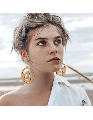 Kit de Fabricación de Pendientes de Madera Hicarer 182 Piezas