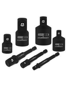 Juego de Adaptadores de Enchufe de Impacto HORUSDY 7 Piezas