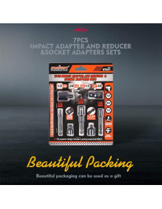 Juego de Adaptadores de Enchufe de Impacto HORUSDY 7 Piezas 2