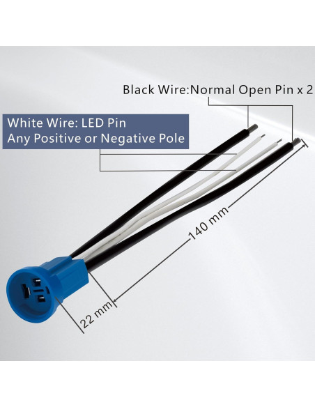 Interruptor pulsador LED aluminio 12-24V 20A IP67 Azul 16mm