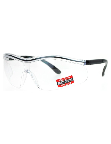 Gafas de Seguridad PASTL UV 400 ANSI Z87.1 Templo Ajustable