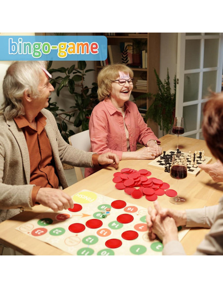 Fichas de Bingo Coopay 1000 Piezas 2,54 cm Rojas Fichas de Bingo Coopay 1000 Piezas 2,54 cm Rojas