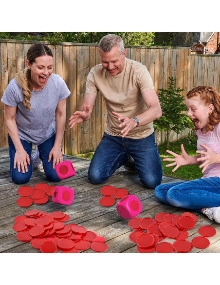 Fichas de Bingo Coopay 1000 Piezas 2,54 cm Rojas Fichas de Bingo Coopay 1000 Piezas 2,54 cm Rojas