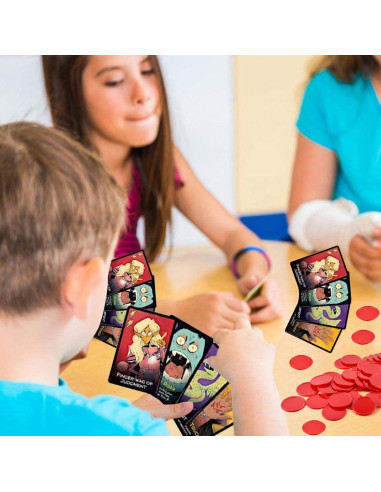 Fichas de Bingo Coopay 1000 Piezas 2,54 cm Rojas