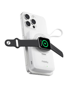 Banco de Poder Magnético Miady 10000mAh Carga Rápida 35W