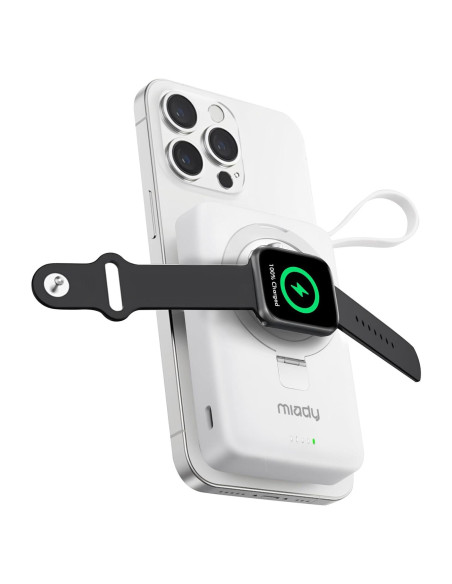 Banco de Poder Magnético Miady 10000mAh Carga Rápida 35W
