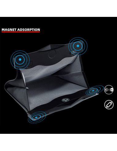 Bolsa de Basura para Auto AOWIS con LED Inteligente Impermeable