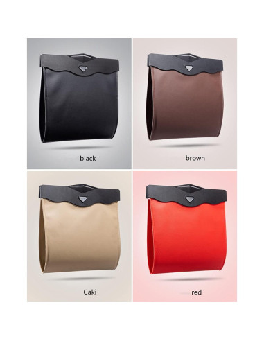 Bolsa de Basura para Auto AOWIS con LED Inteligente Impermeable