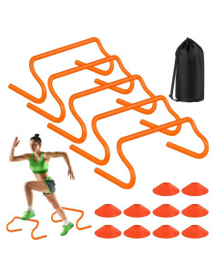 Equipo de Entrenamiento de Agilidad SMTPDT - 5 Vallas y 10 Conos