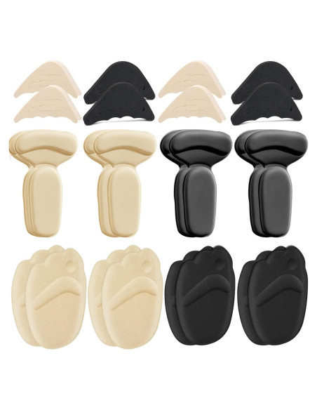 12 Pares Almohadillas para Talones y Dedos LHHXX33 12 Pares Almohadillas para Talones y Dedos LHHXX33
