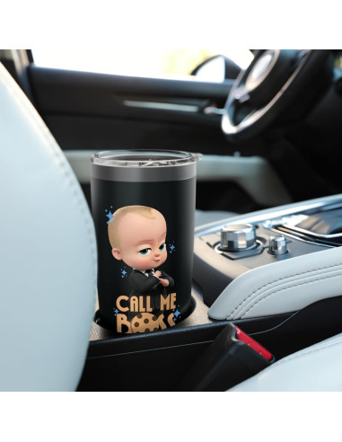 Taza Aislada DreamWorks El Jefe de los Bebés 591 ml Negra