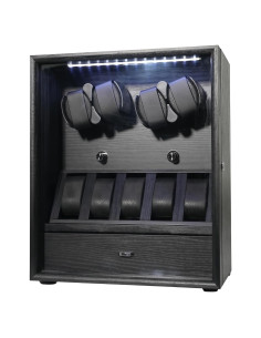 Winder de Reloj ORYX para 4 Relojes Automáticos con 5 Soportes